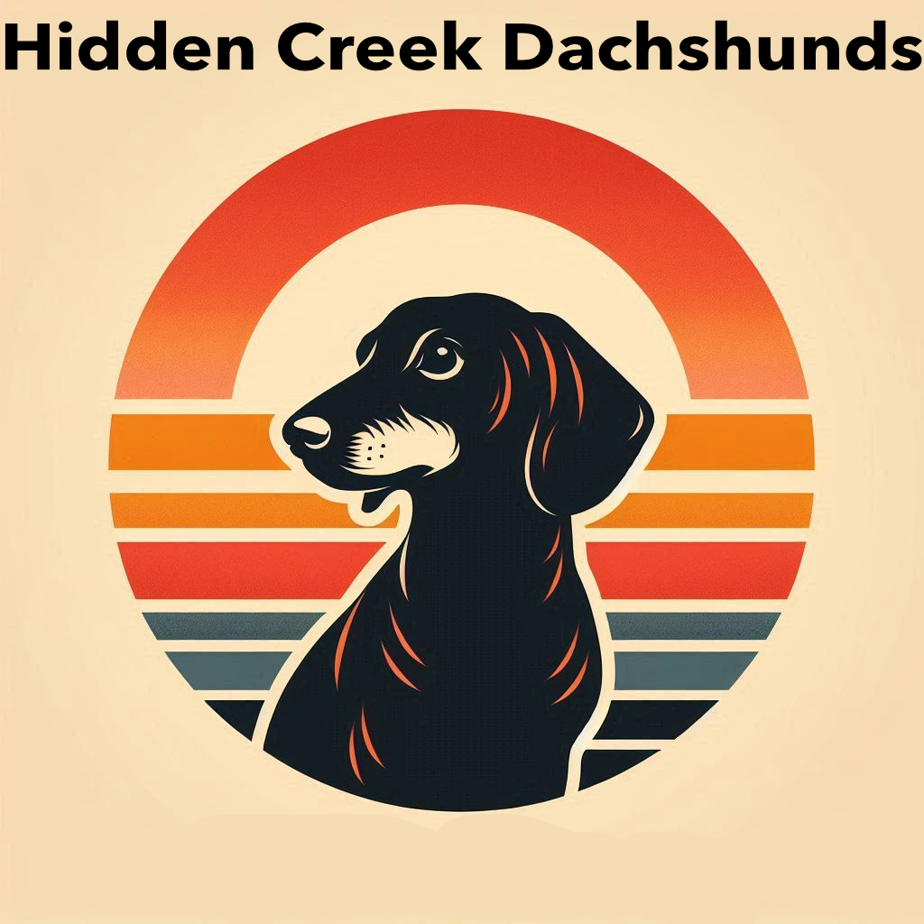 Hidden Creek Dachshunds Logo